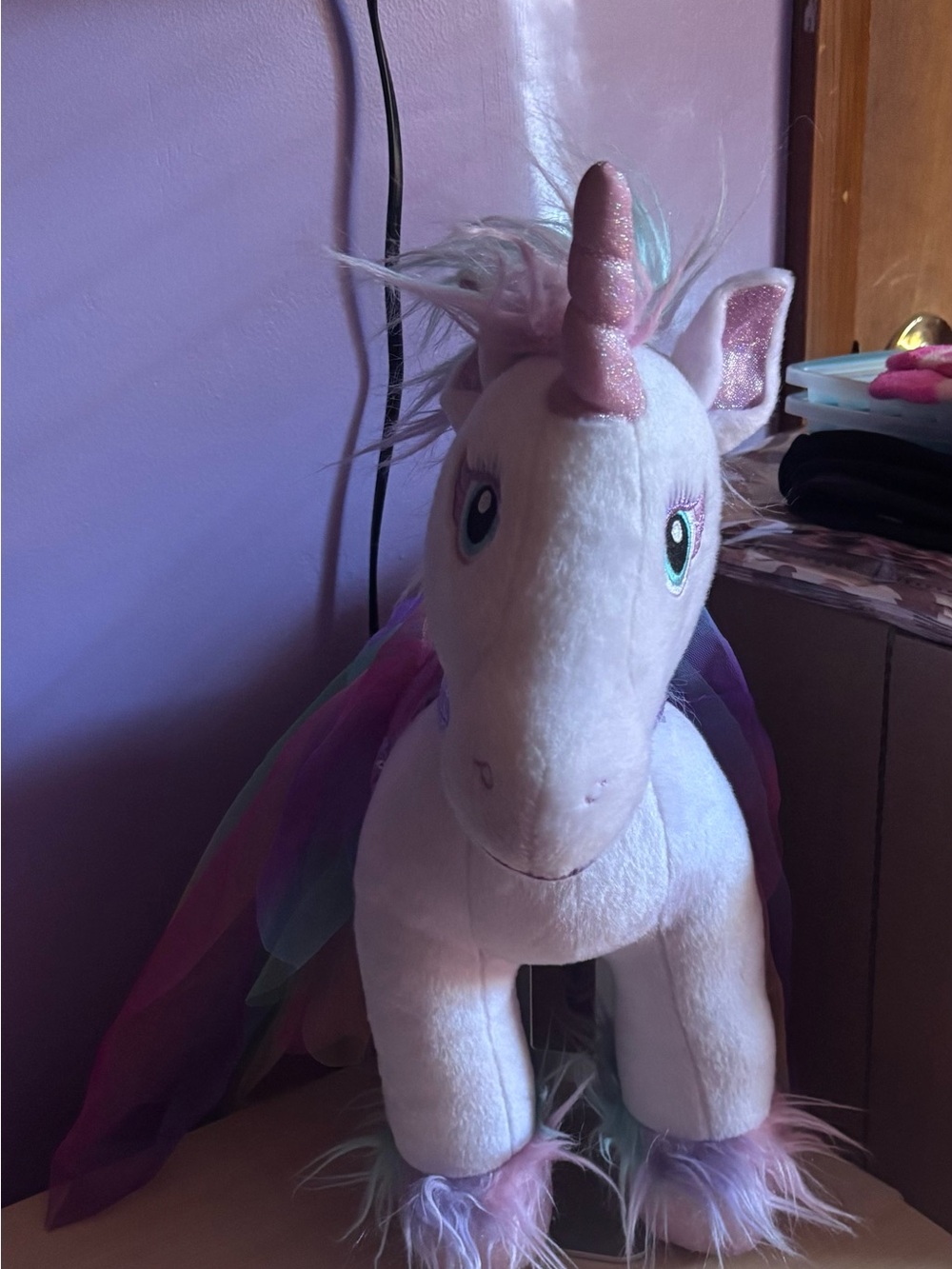 Build A Bear Unicorn Toy with Pastel Mane - Kids Toys